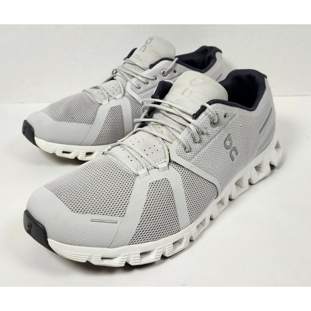 On Cloud CloudTec Mens Running Shoes Swiss Grey White Sneakers Size 13 59.98909